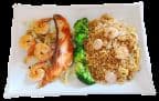 Best 60. Grilled Salmon Fillet (1 pc) & Jumbo Shrimp (4 pcs) in Oklahoma City, OK