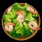 Best 110. Steamed Jumbo Shrimp with Broccoli in Oklahoma City, OK